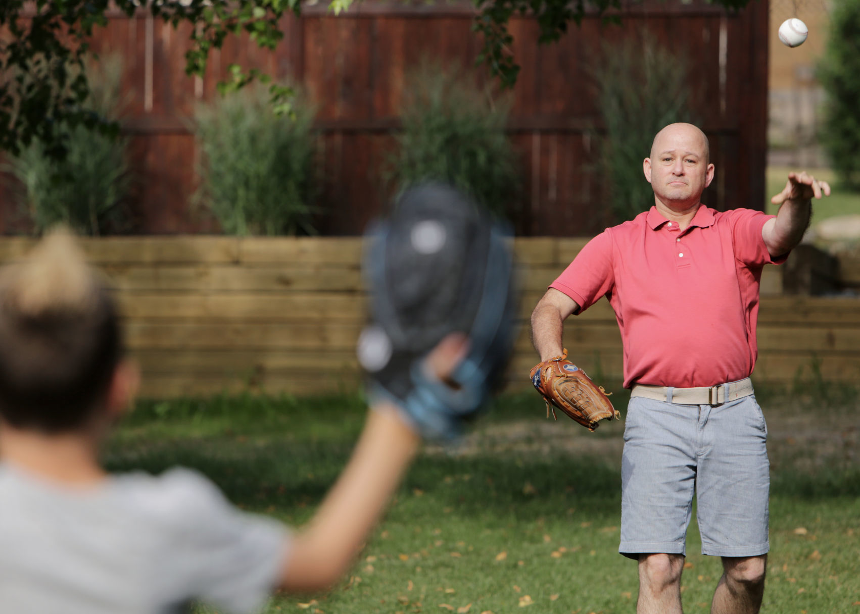 Bill Yerges playing baseball